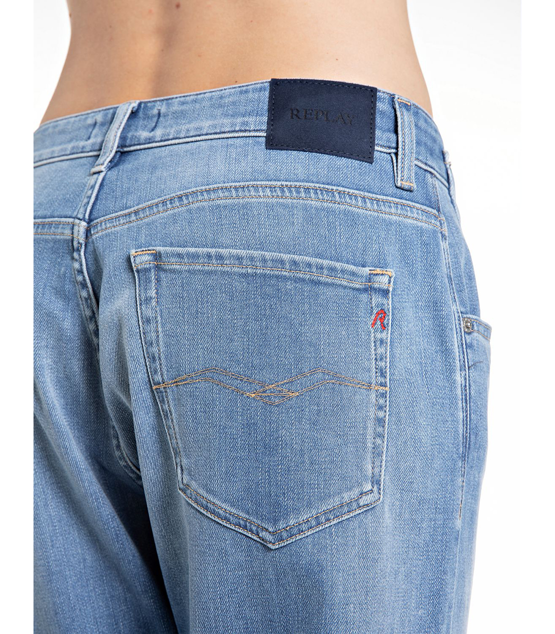 スリムボーイフィットMARTY Touch denim 詳細画像 ブルー 8